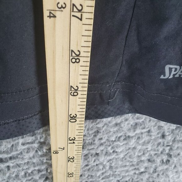 Spalding Shirt Mens Large Black T-Shirt Performance Polyester Reflective *NWT* - Picture 5 of 9